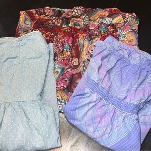 Strapless Target Dress Bundle [3 dresses]